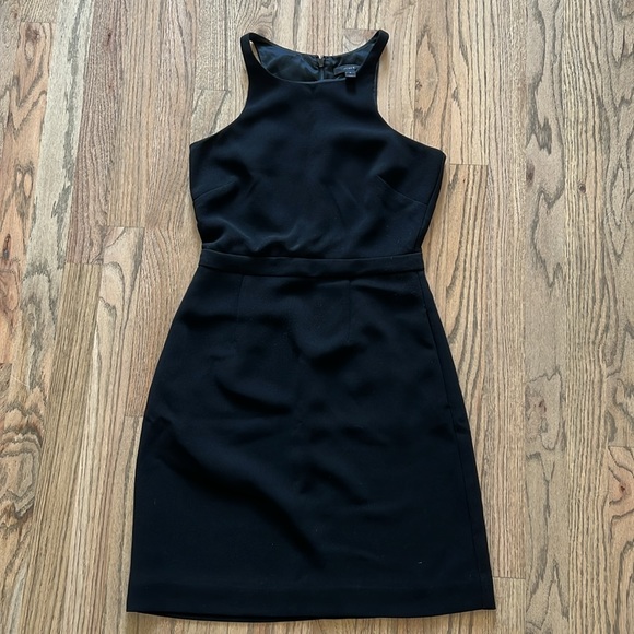 J.Crew Black Dress, fully lined, with pockets, size 0 - Picture 2 of 6